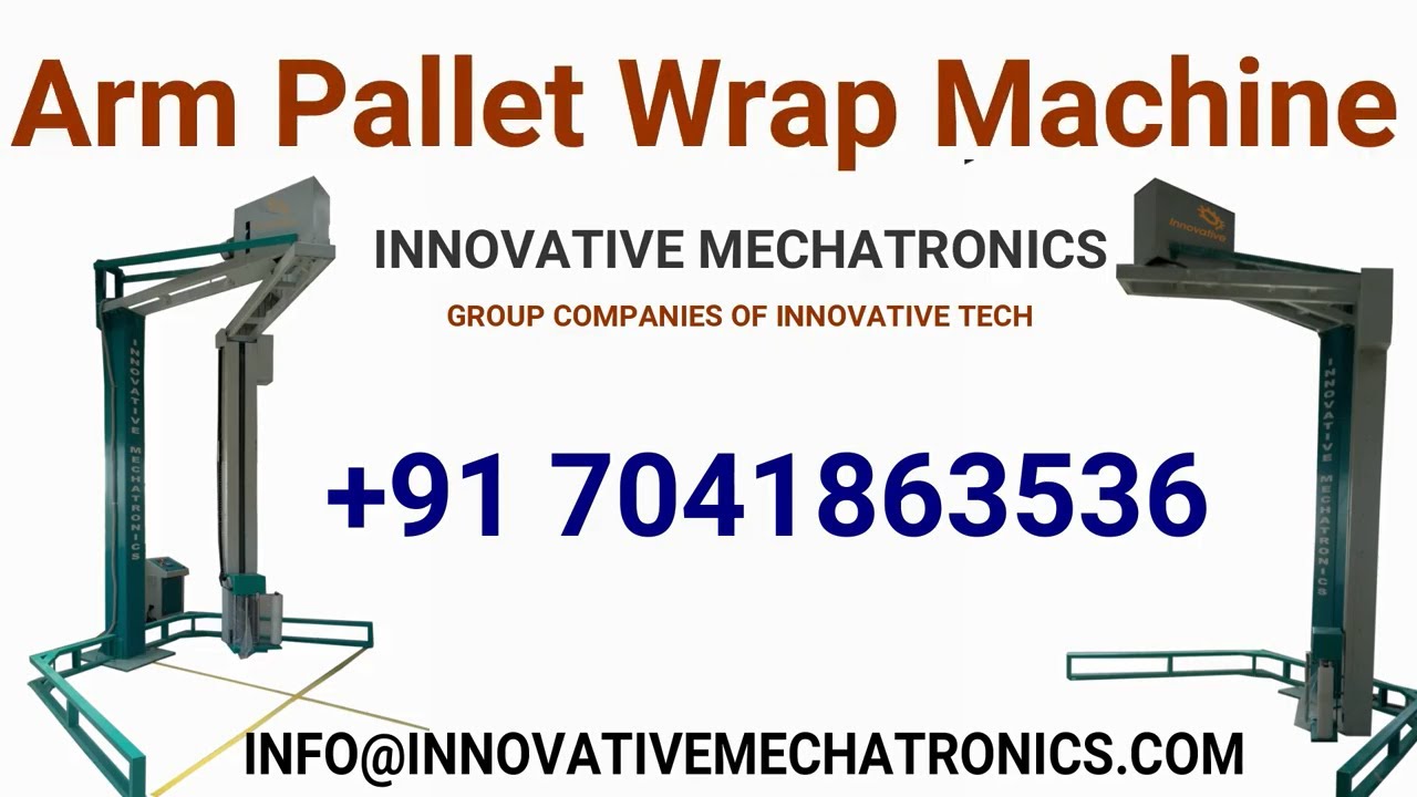 Pallet Wrapping Machine with Rotary Arm