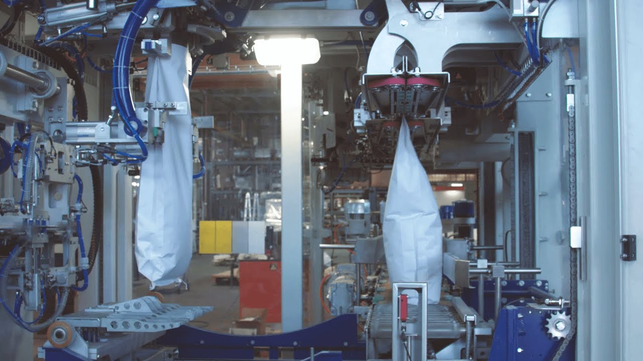 Pet Food Packaging Line: Bagging, Palletizing, and Wrapping Machines Pet Food Packaging Line: Bagging, Palletizing, and Wrapping Machines