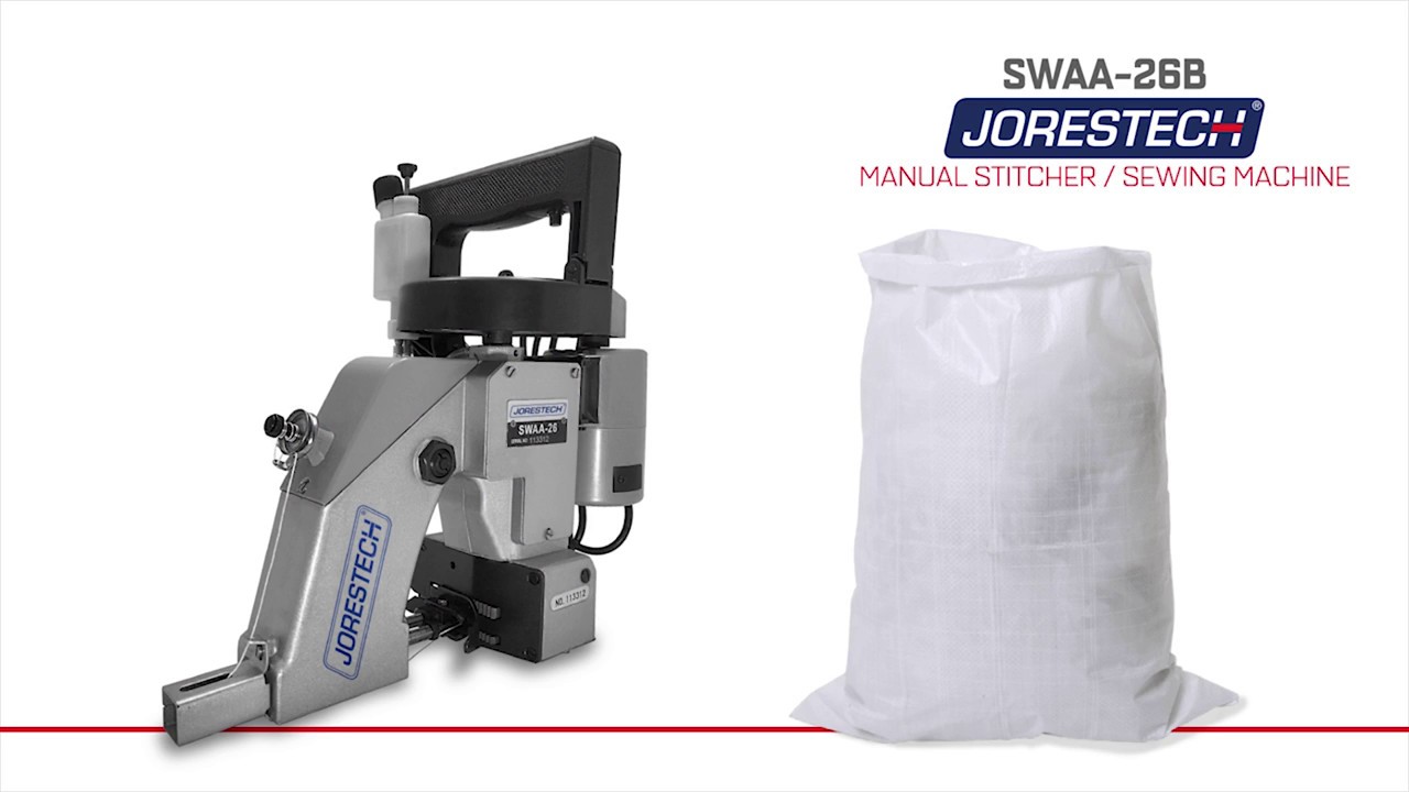 Portable Bag Stitcher with Integrated Cutter Blades Portable Bag Stitcher with Integrated Cutter Blades
