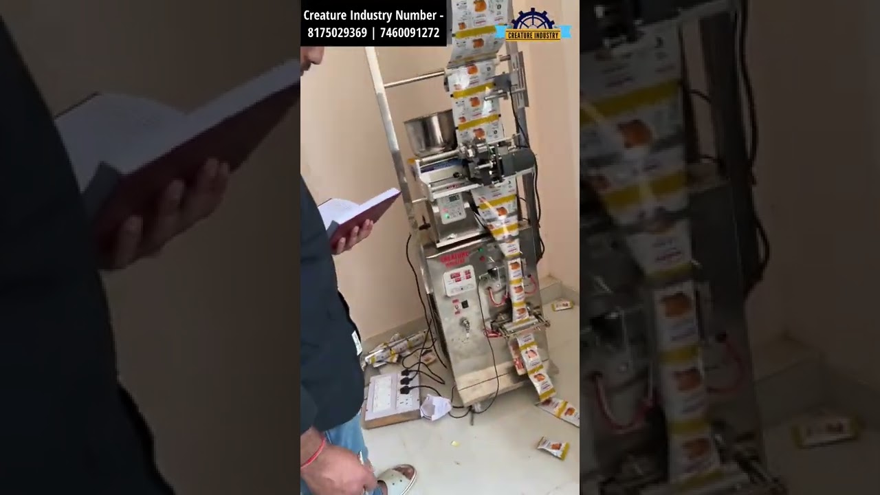 Pouch Packing Machine for Efficient Packaging | Ideal for Masala Packaging