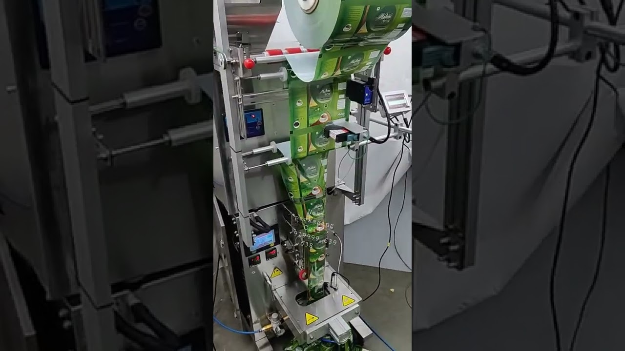 Pouch Packing Machine for Tea, Chaypatti, and Coffee: Form Fill Seal (FFS) with Inkjet Coding