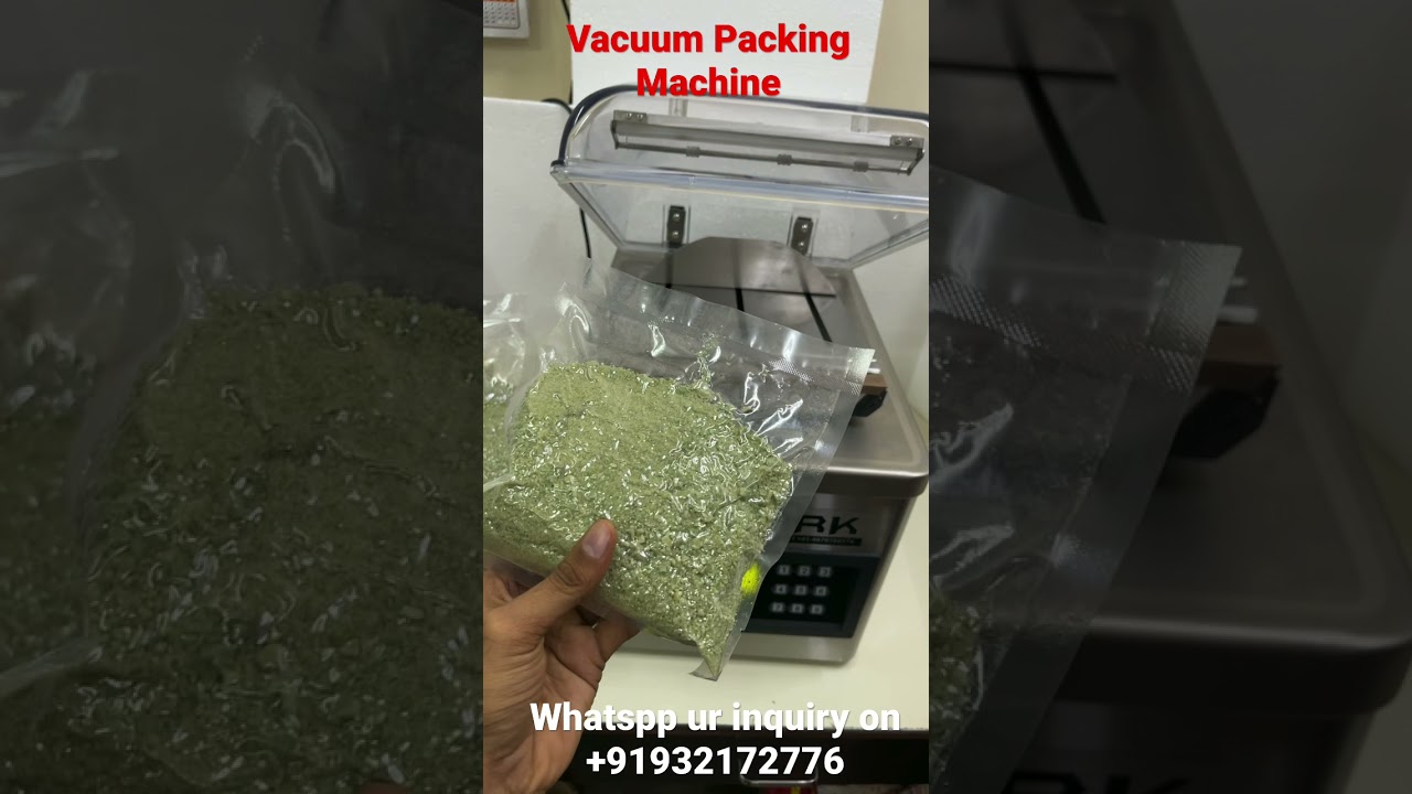 Powder Packaging with Vacuum Bag Sealing Machine