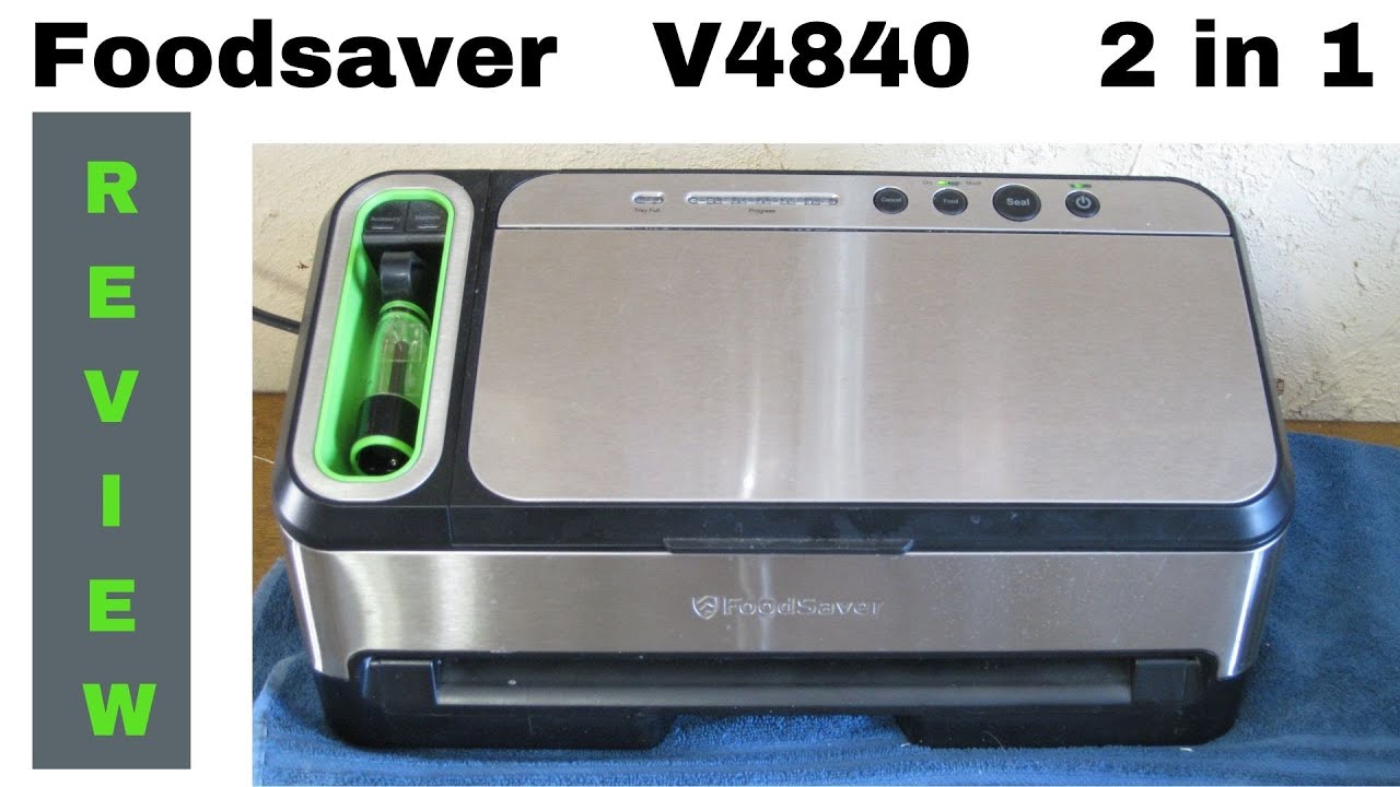 Review and Demo of 2-in-1 Vacuum Sealer for Automatic Vacuum Packing