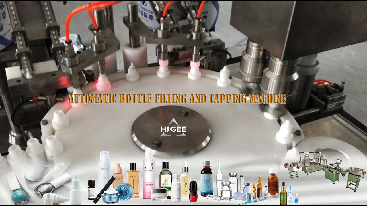 Robotic Hand Enables Efficient 10ml Plastic Bottle Filling and Capping