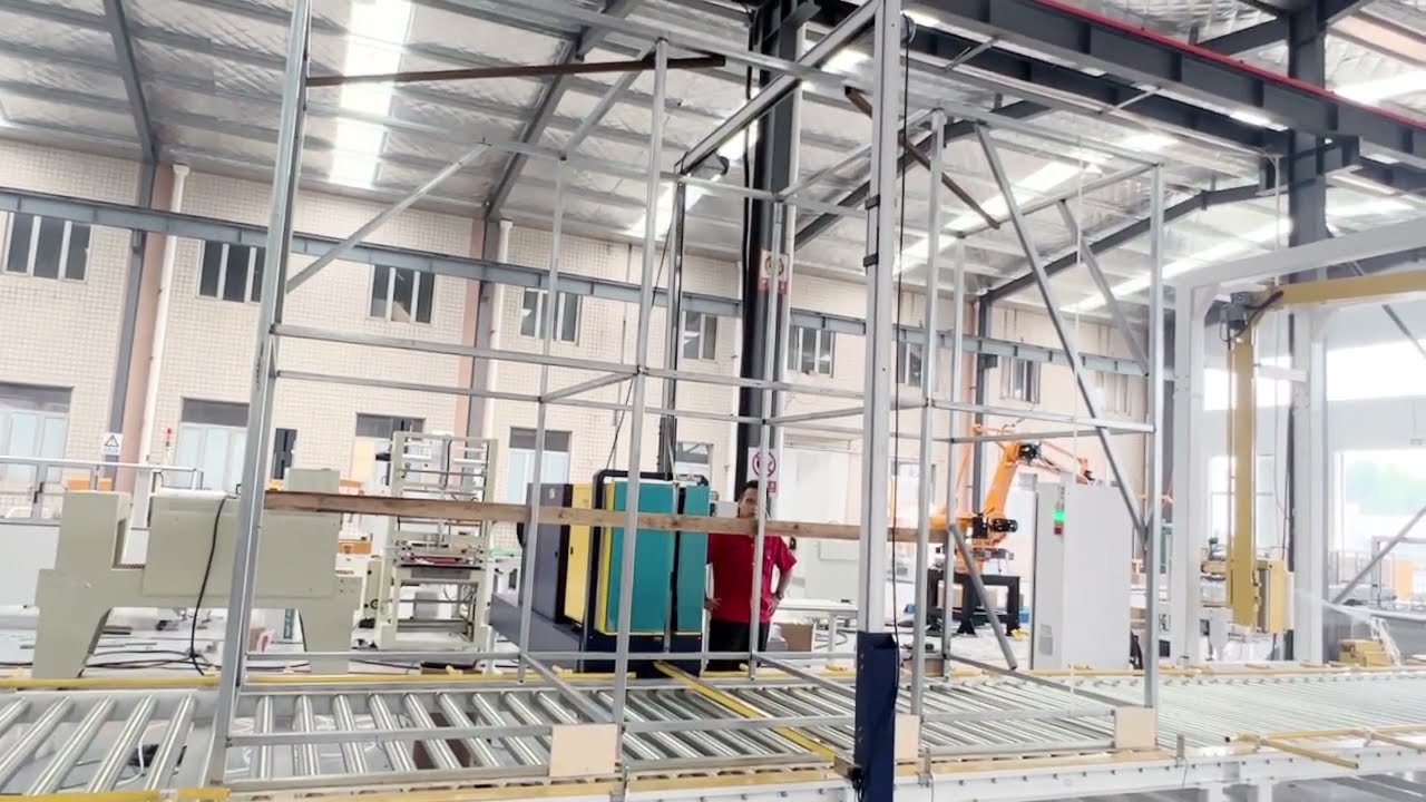 Rotary Arm Stretch Wrapper for Efficient Pallet Wrapping