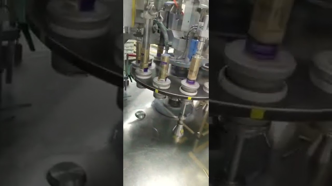 Rotary Cream Filling and Sealing Machine for Plastic Tube Packaging