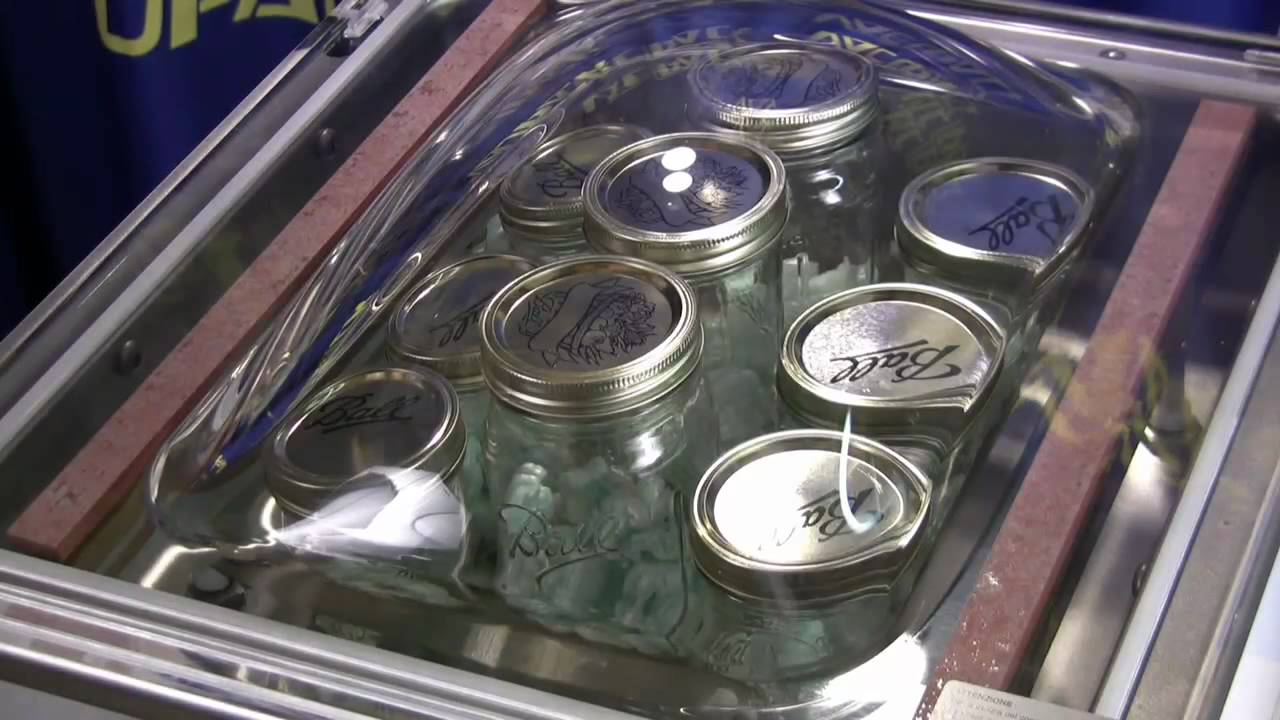 Sealing Canning Jars with a Commercial Chamber Vacuum Sealing Canning Jars with a Commercial Chamber Vacuum