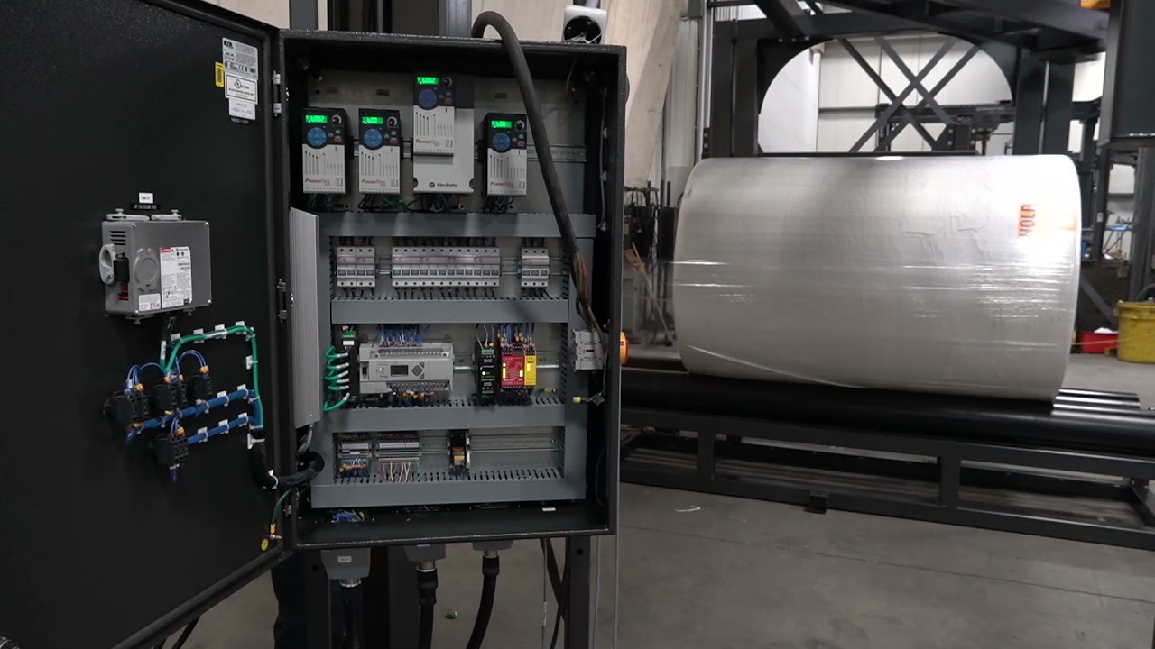 Semi-Automatic Rotary Arm Stretch Wrapper