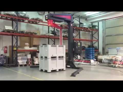 Semi-automatic Rotary Arm Wrapping Machine
