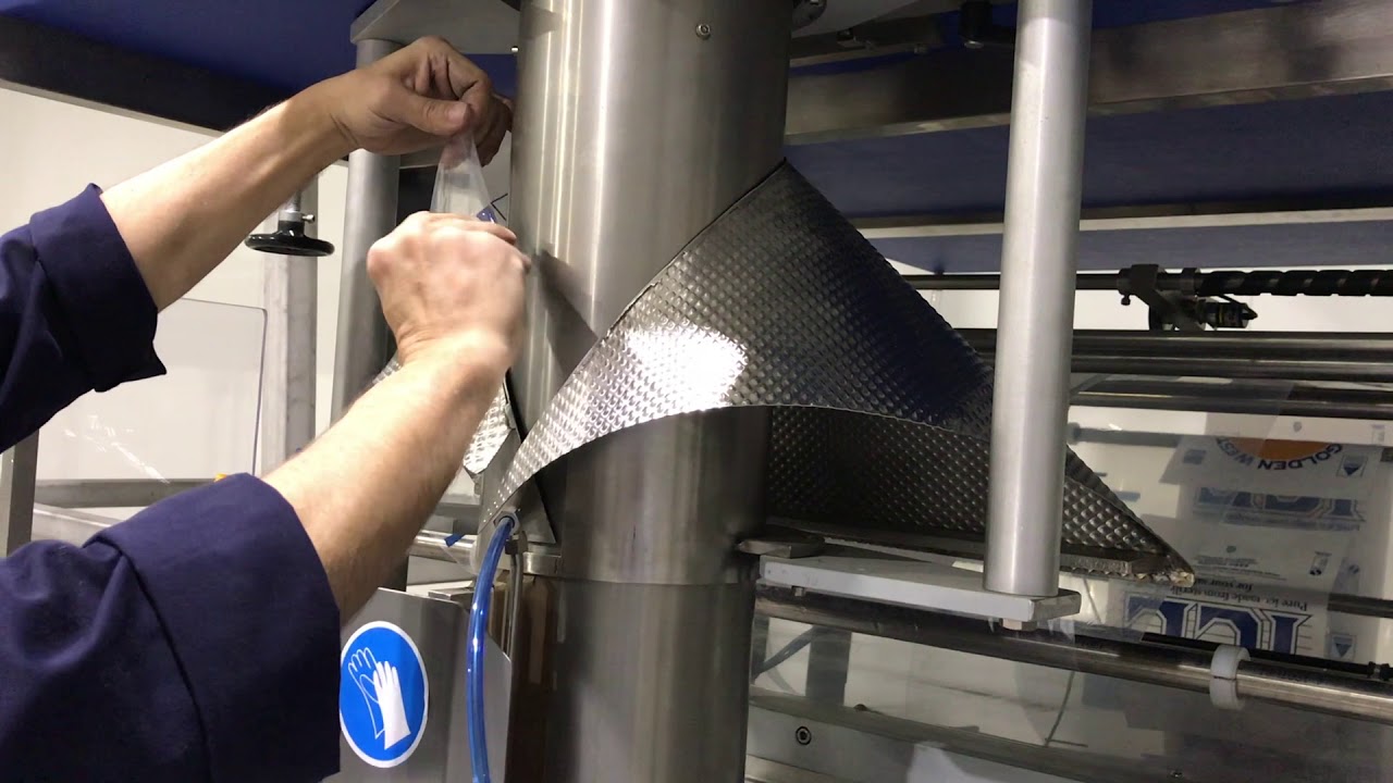 Setting Up Roll Film for Bagging Machinery