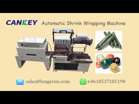 Shrink Wrapping Machine for Vegetables Video Shrink Wrapping Machine for Vegetables Video