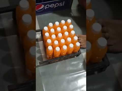 Shrinking Film for Juice/Soda Bottle Packaging with Hot Air Gun