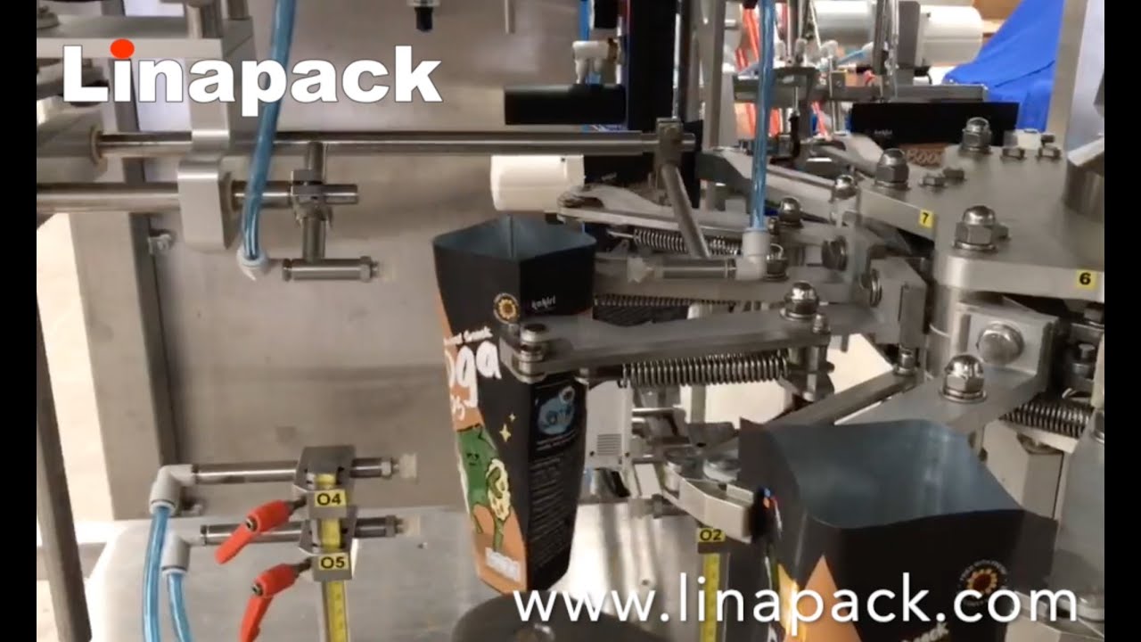 Snack Food Packaging Machine: Linapack Rotary Pouch Filler