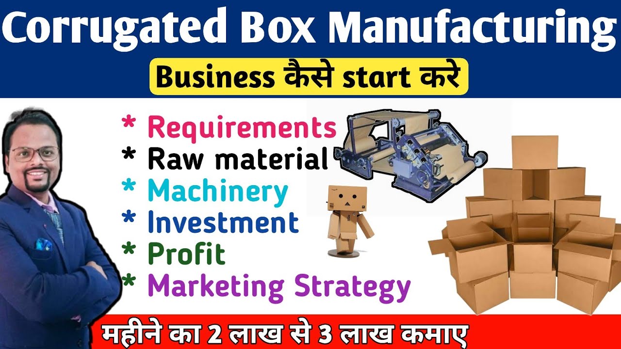 Starting a Corrugated Box Manufacturing Business in 2022