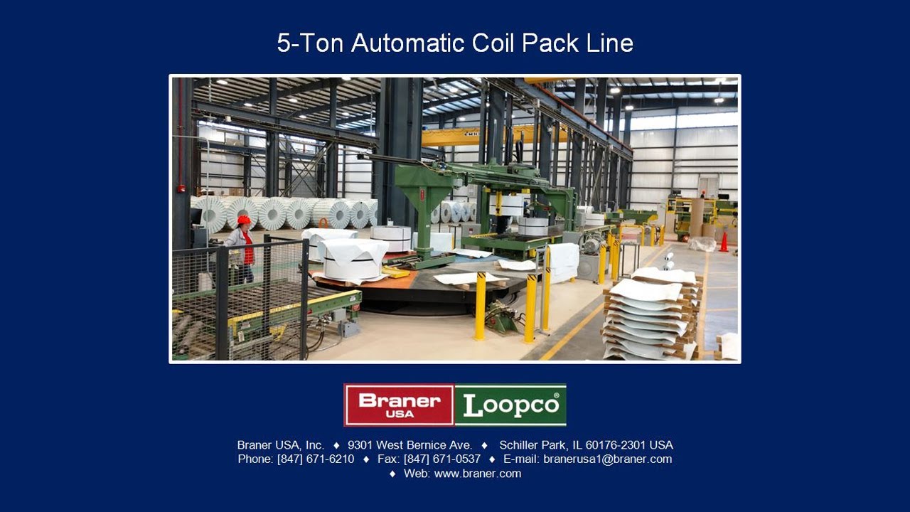 Steel Coil Packing Line: Efficient 5-Ton Automatic Solution