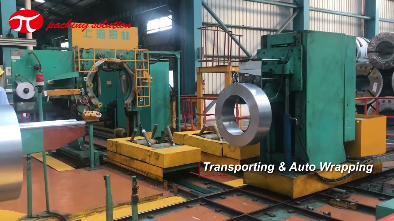 Steel Coil Packing Line with Dual Workstations