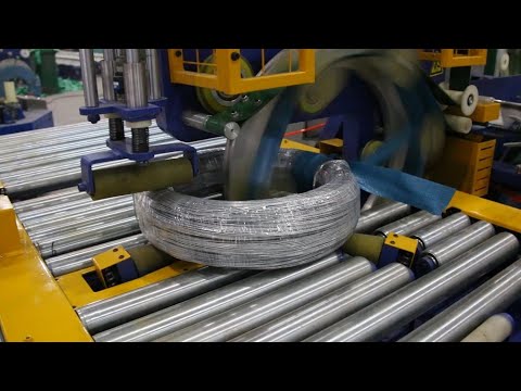 Steel Wire Packaging Line with Automatic Packing Machine