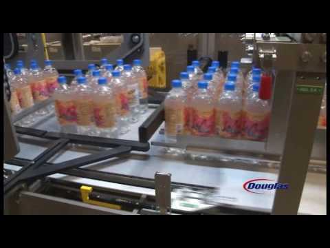 Tray Packing and Shrink Wrapping System for Bottles, Cans, Jars, and Cartons