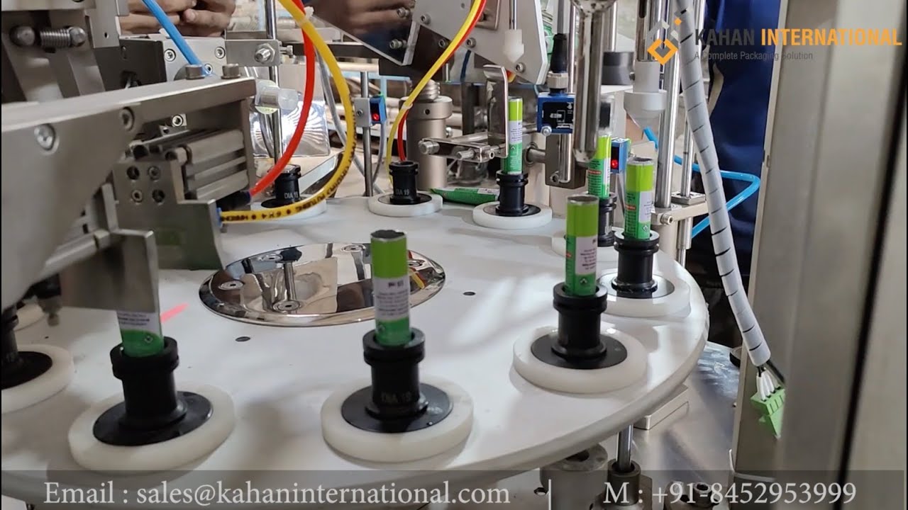 Tube Filling Equipment for PVC/CPVC Solvent Cement Packaging