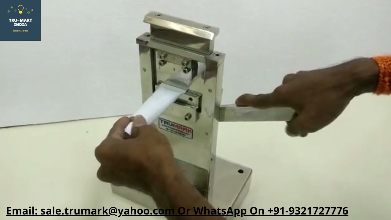 Tube Sealing Machine: Stainless Steel Body Tube Sealing Machine: Stainless Steel Body