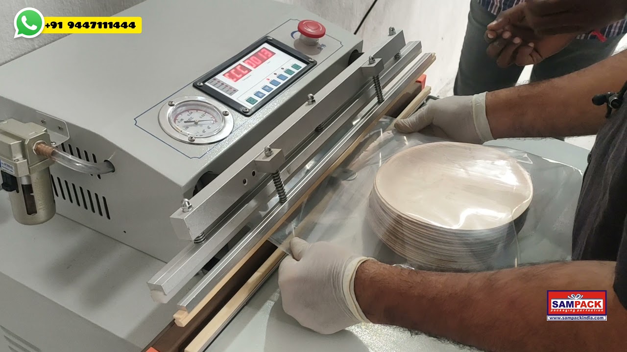 Vacuum Packing Machine for Arecanut Plate Vacuum Packing Machine for Arecanut Plate