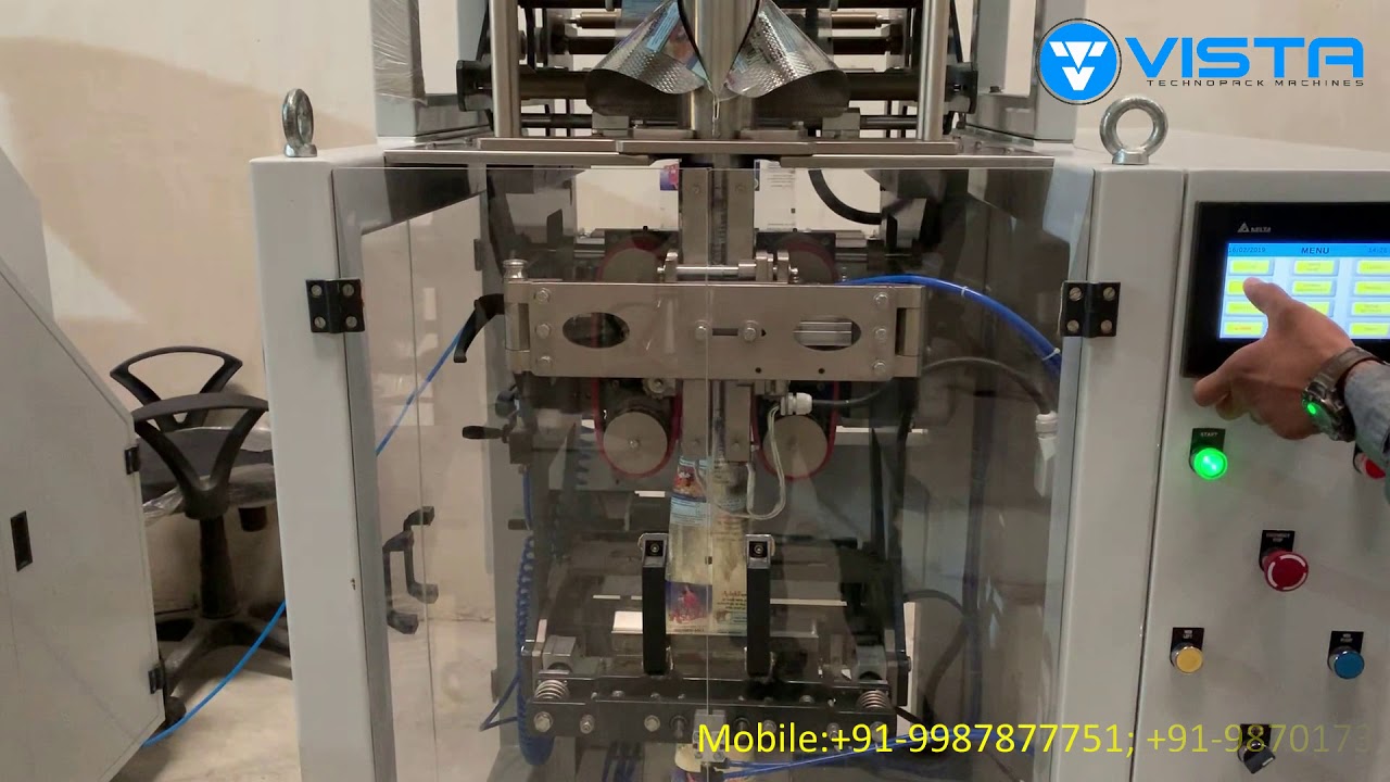 Vertical Form Fill Seal Machine with Servo Auger