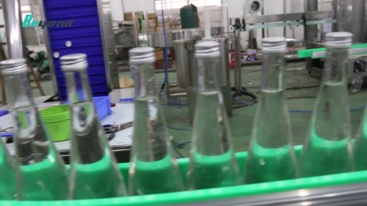 Water Filling Machine for Glass Bottle Packaging