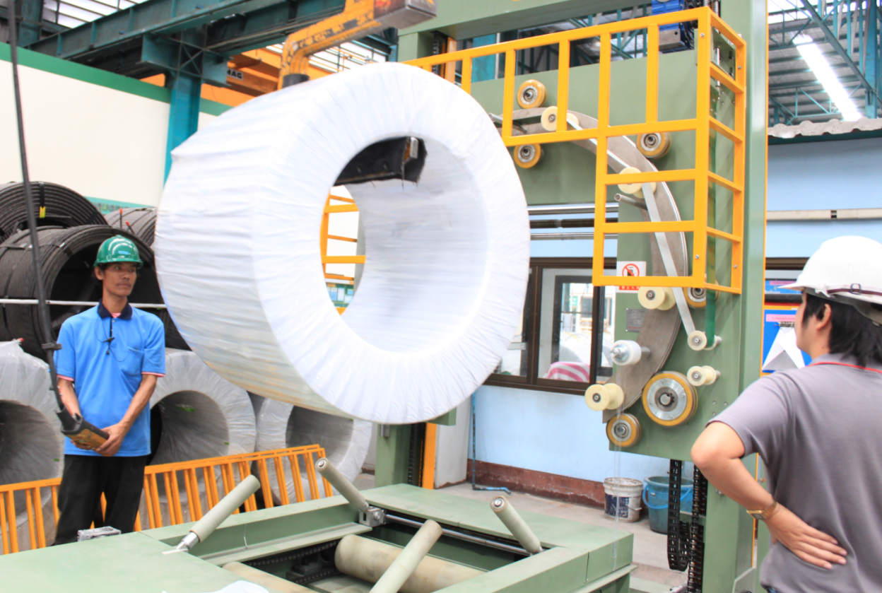 coil wrapping machine, packaging efficiency, coil size protection