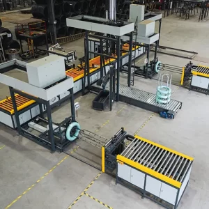 Horizontal Wire Coil Packaging Line WS-25 | Video | Siao