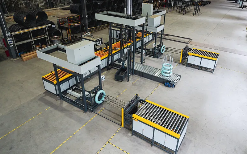 Wire coil packaging machine