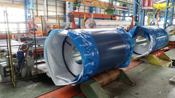 Metal coil handling automation