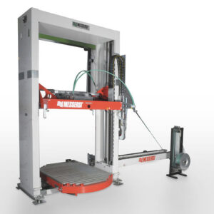Automatic strapping machine – SH-R90 – SHJLPACK – for glass bottles / for polypropylene straps / vertical