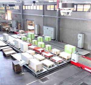Automatic packaging line – SHJLPACK – handling / for wood