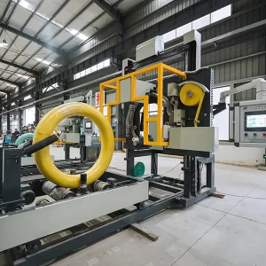 Semi-Automatic Wrapping Machine for Wire Rod & Slit Coils | Siao