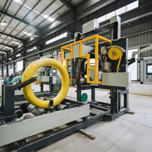 Semi-Automatic Coil Wrapper | Vertical Wrapping for Wire Coils | Siao