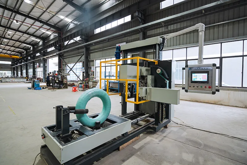 vertical coil wrapping machine