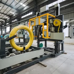 Semi-Automatic Coil Wrapping Machine LS-500 | Video | Siao