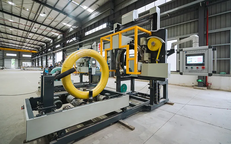 coil wrapping machine