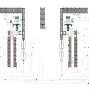 Discover the SHJLPACK packaging line with motorized roller conveyor