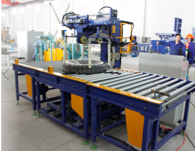 automatic tire packaging line