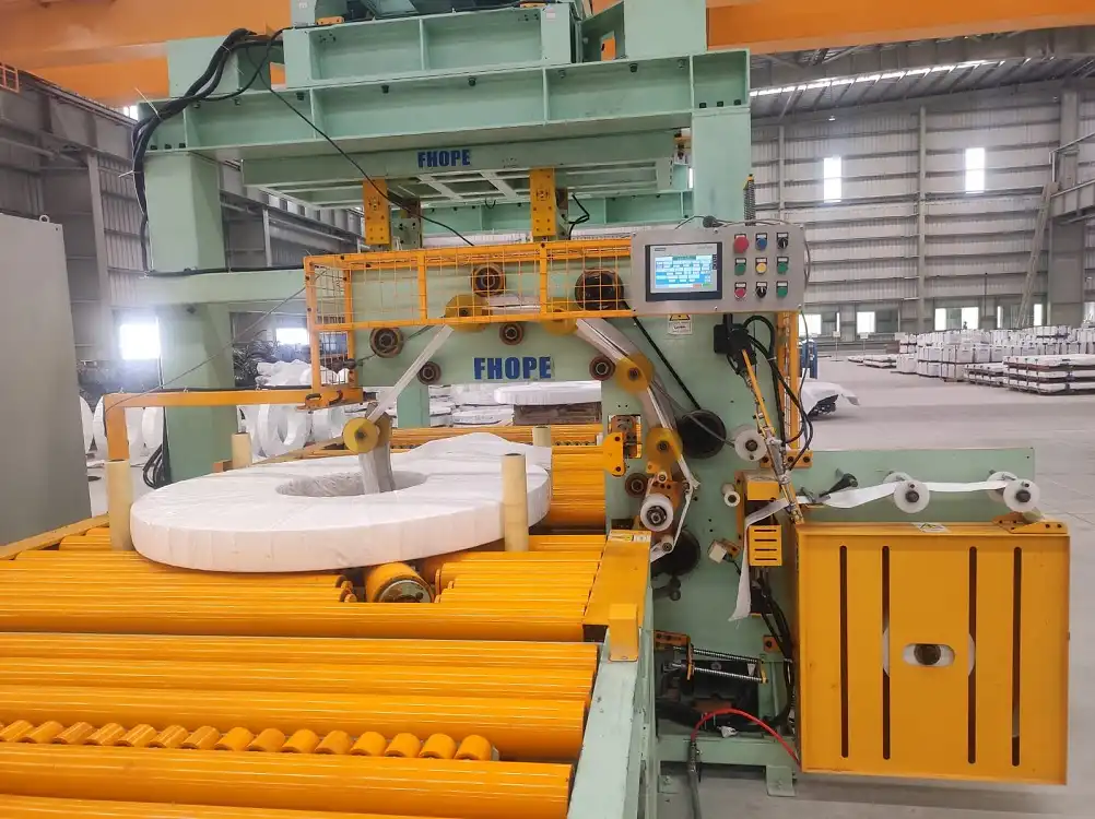 Automatic coil packaging