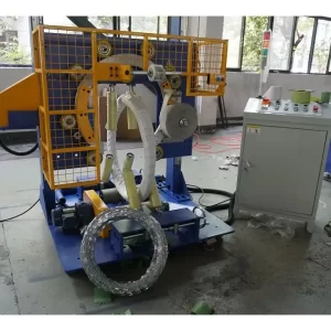 Razor wire wrapping machine, razor wire packing machine
