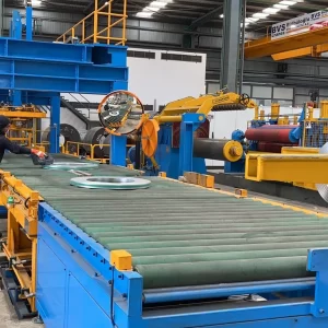 Steel coil handling system