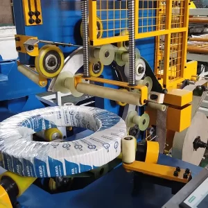 axletree wrapping machine