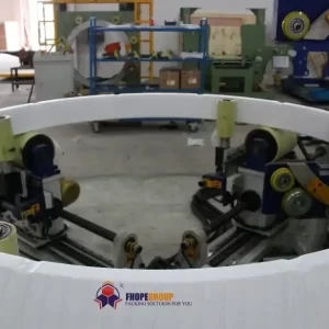 Slewing ring bearing packing