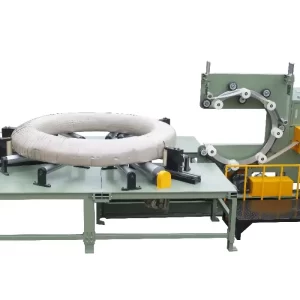 Pre-strand wire wrapping machine