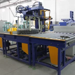 horizontal wire coil wrapper