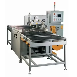 Automatic slitting coil packing machine | Horizontal steel coil packing