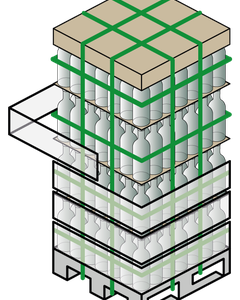 SHJLPACK automatic vertical strapping machine for the food sector