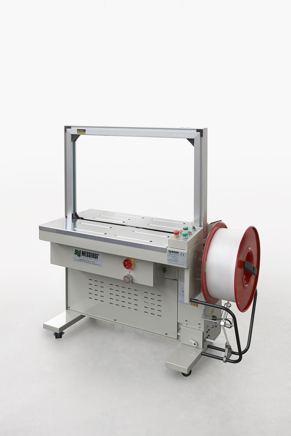 Semi-automatic strapping machine